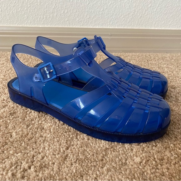Melissa Shoes Melissa The Real Jelly Possession Sandals Size 7 Blue